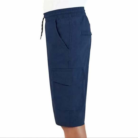 Weatherproof vintage Boys Cargo Shorts 2 Pair Tan Blue XSmall 5/6 - Picture 12 of 15